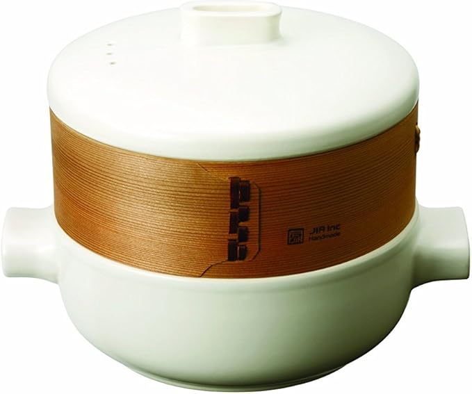 JIA Inc. Steamer Set Personal Set (Ceramic Steamer Pot