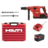 Hilti 3607728 TE 60-A36 Cordless Rotary Hammer | 36-Volt SDS-Max Combihammer Kit with 2 x 9.0 Ah Battery