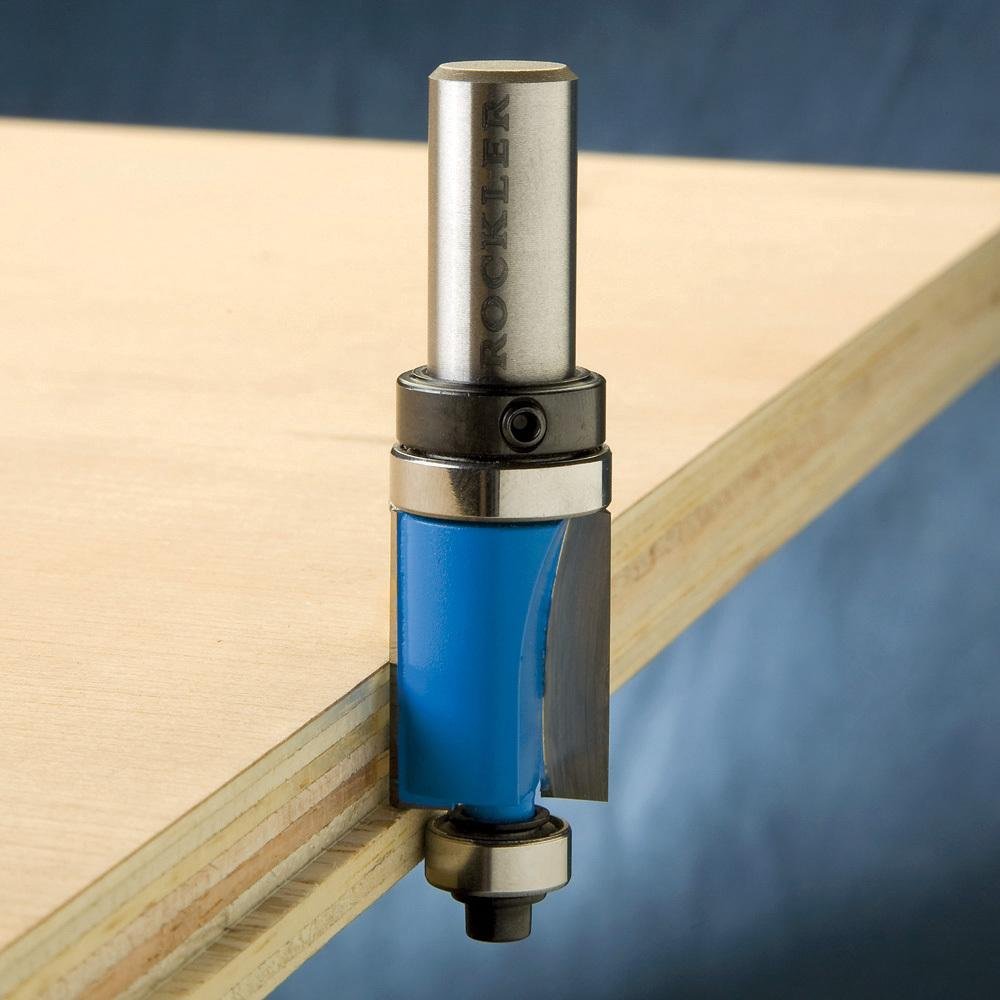 Small Trim Router Bit Kit, 3/4" Dia. x 1" L, for 1" Thick Doors Flush Trim Router Bits