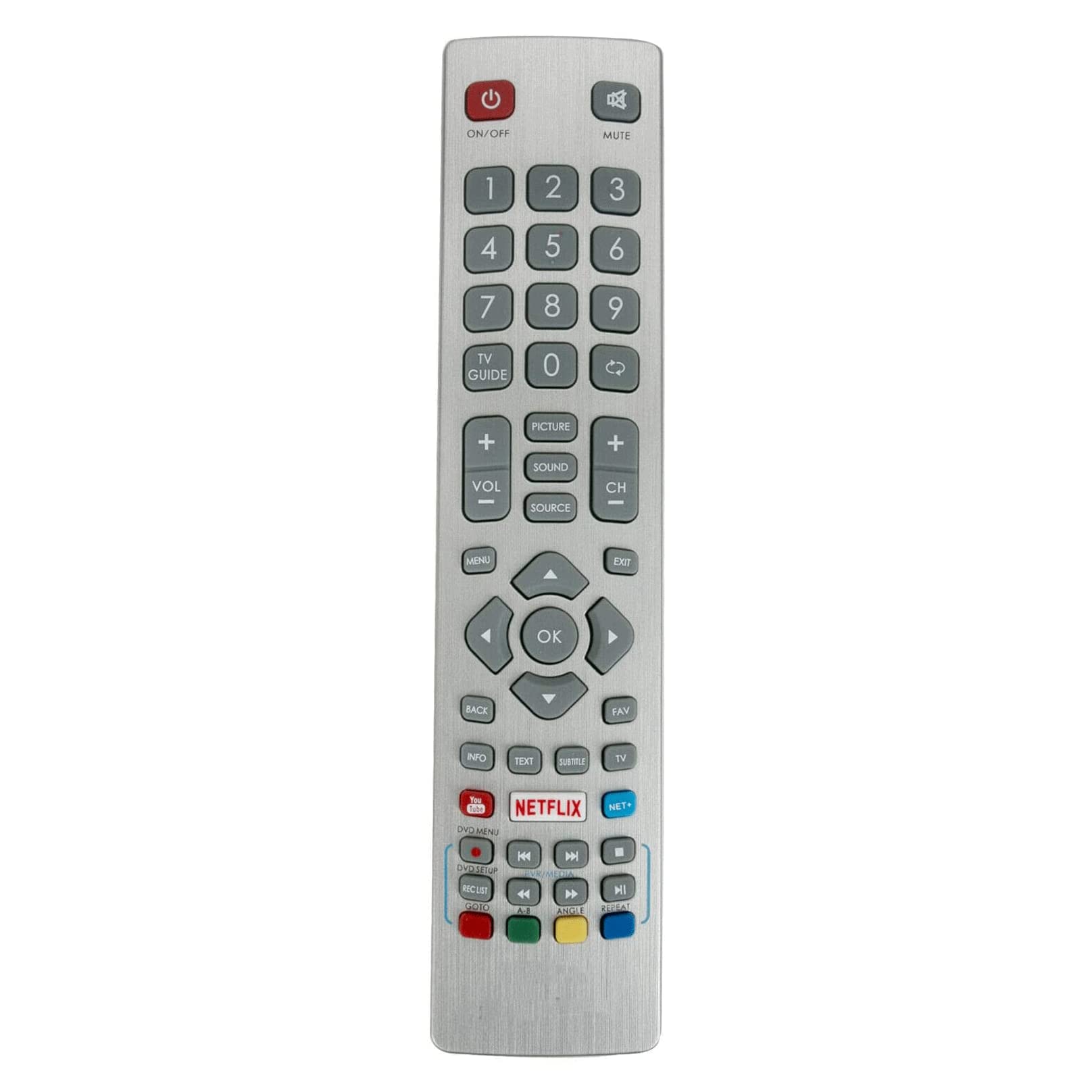 VINABTY SHWRMC0128 Replaced Remote Control Compatible with TV SHW/RMC/0128 sub SHWRMC0120 LC-49CFG6001E LC-49CFG6001K LC-50UI7422E LC-43CFG6001K LC-43CFG6002E LC-43FG5242E