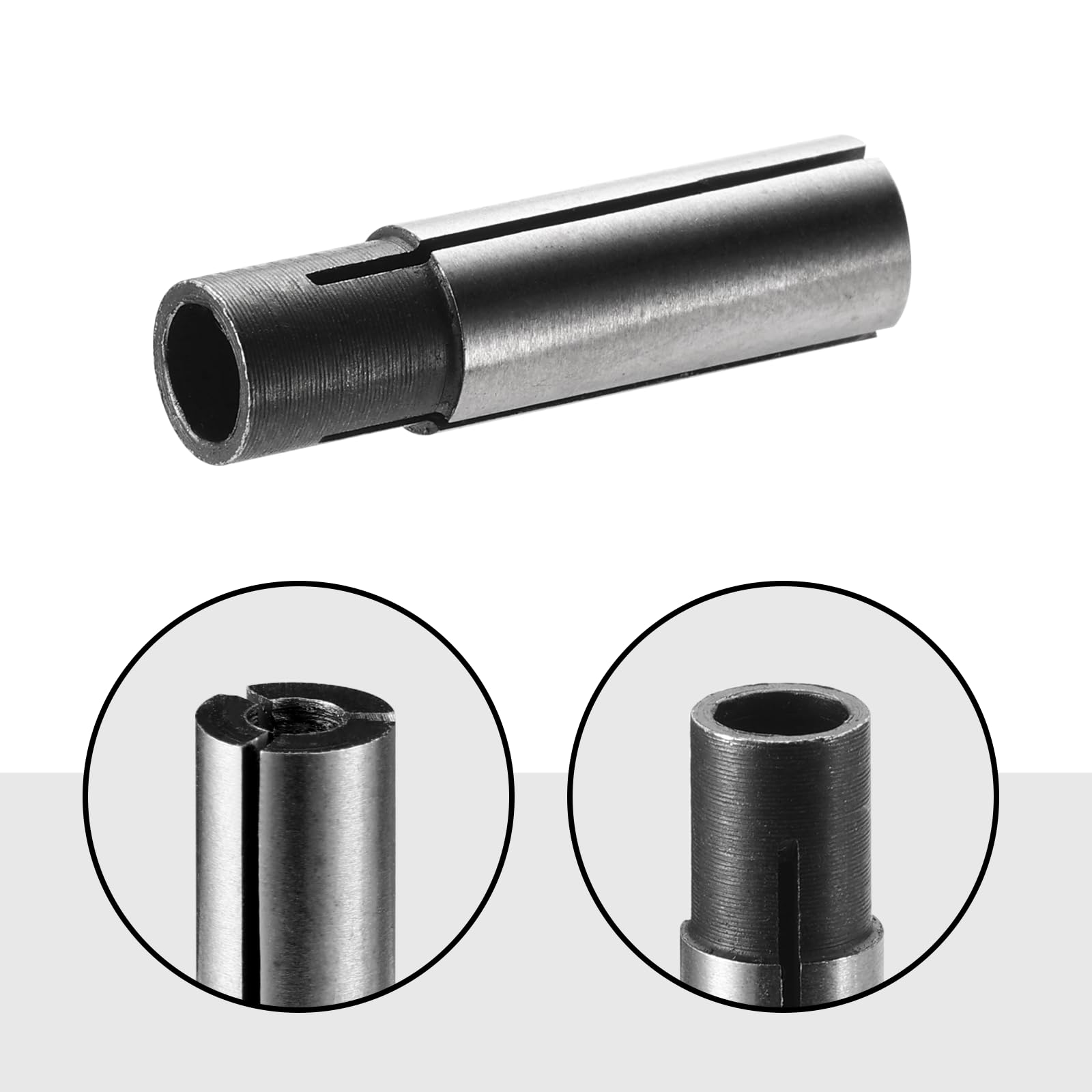 Genmitsu 4pcs Router Collet Adapter, 1/4″ to 1/8″ CNC Engraving Router Bit Collet Size Converter for Engraving Machine Tool, CNC Router, and Driver