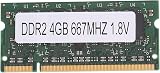 Uinfhyknd DDR2 4GB Laptop RAM 667MHz PC2 5300 SODIMM 200 Pin 1.8V Memory view 4