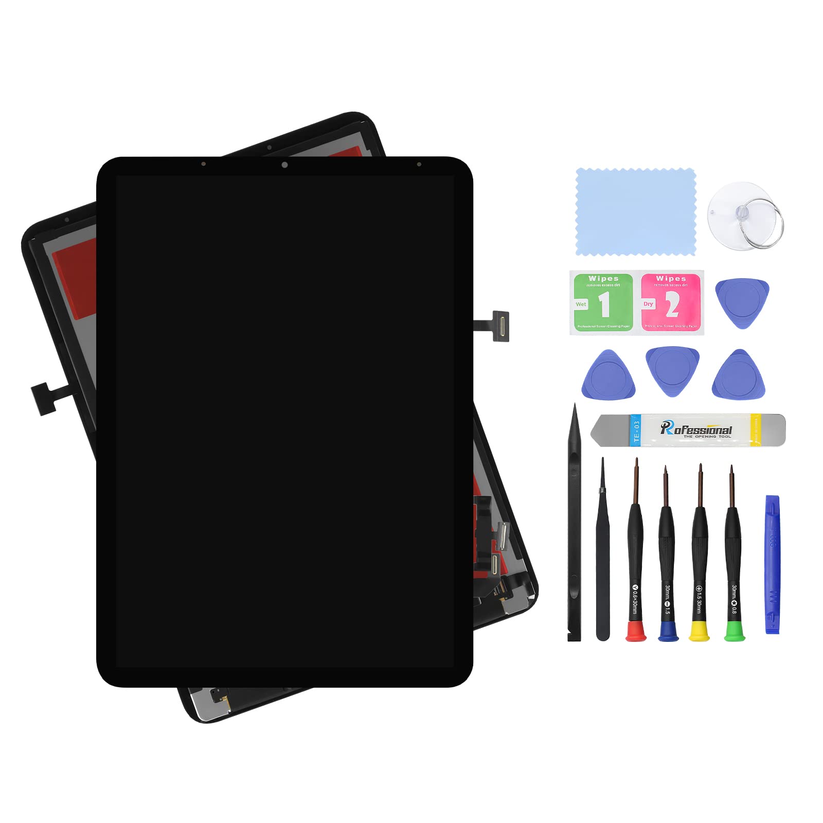 Photo 1 of 10.9" LCD Screen Replacement for iPad air 4 4th Generation 2020 A2072 A2324 A2316 A2325 Display LCD Assembly and Glass Touch Digitizer Premium Repair Kit
