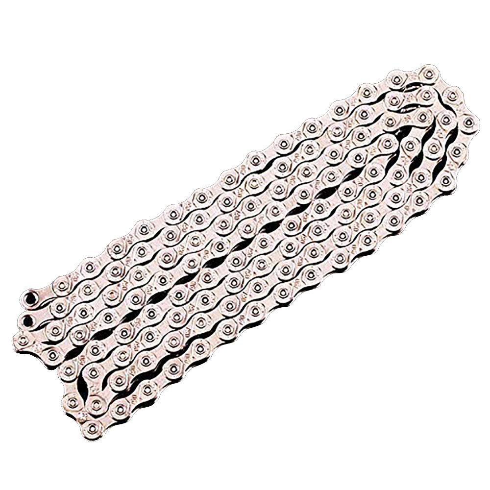VOANZO Bicycle Chain, Full plating Silver Rust-proof Mountain Road Bike Chain, 9-speed 27-speed