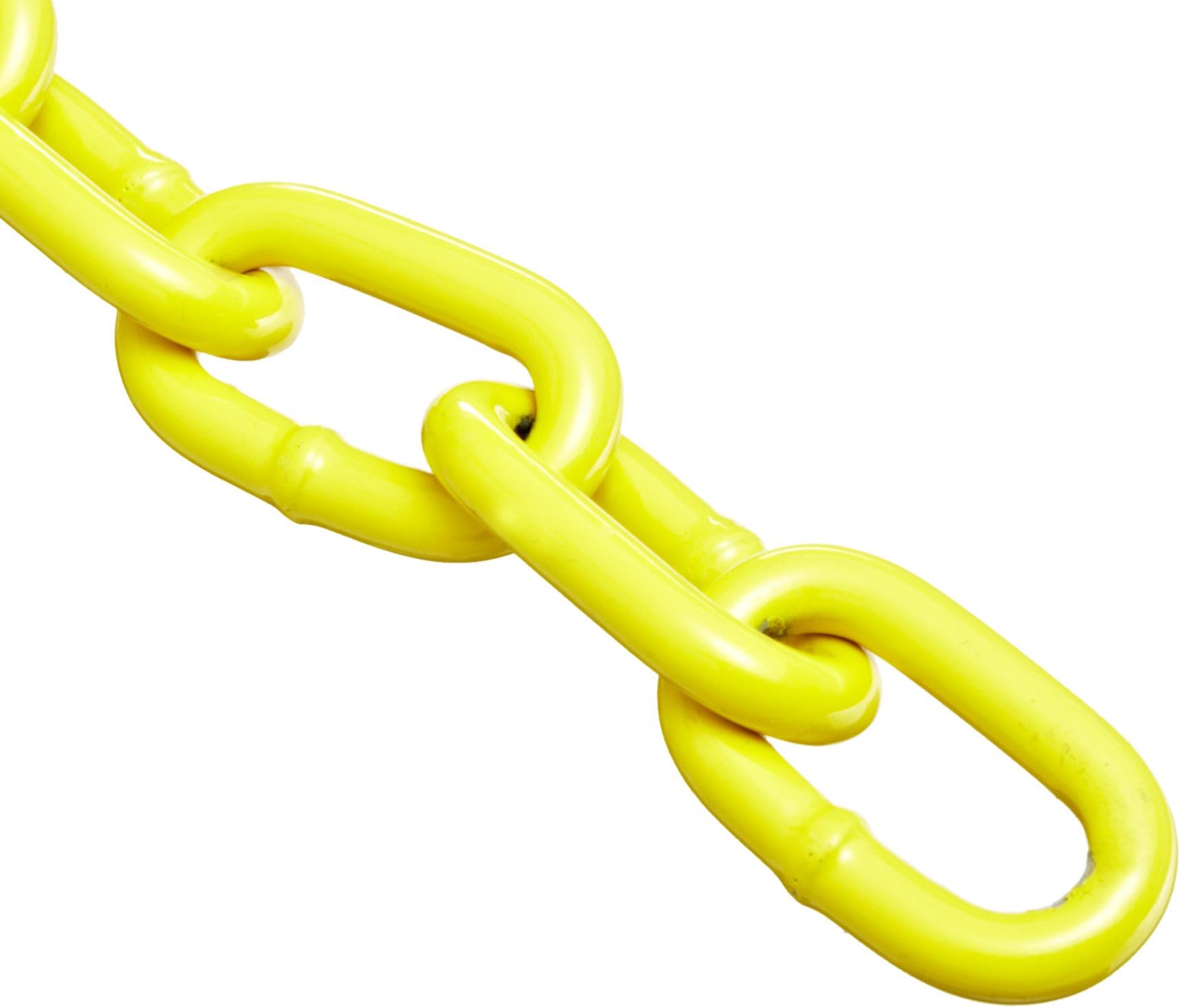 Campbell PD0722127 System 3 Grade 30 Low Carbon Steel Proof Coil Chain on Reel, Yellow Polycoated, 1/4" Trade, 0.26" Diameter, 60' Length, 1300 lbs Load Capacity