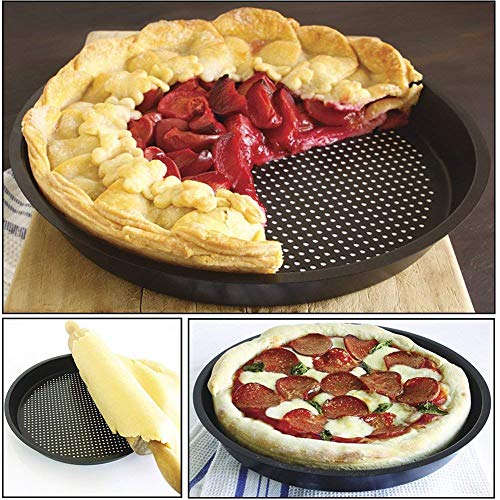 Cooks Innovations Non-Stick Flaky Pie Crust Pan - Ensures A Flaky Pie Crust Every Time.