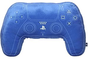 Officially Licensed PlayStation Controller Shaped Cushion Pillow Handset Design Stuffed Plush Pillow 10x16