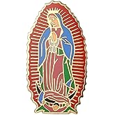 Our Lady of Guadalupe Virgin Mary Jesus Christian 1.2" Enamel Pin Badge
