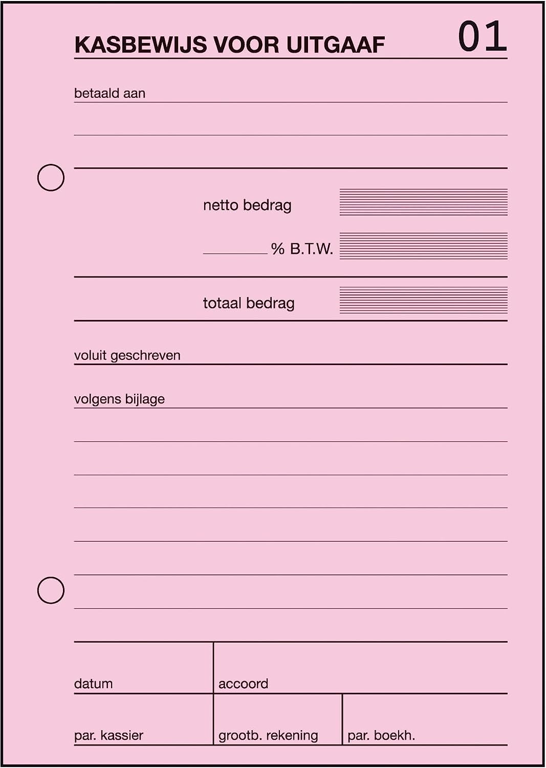 Sigel Expres Kasboek for Expenses