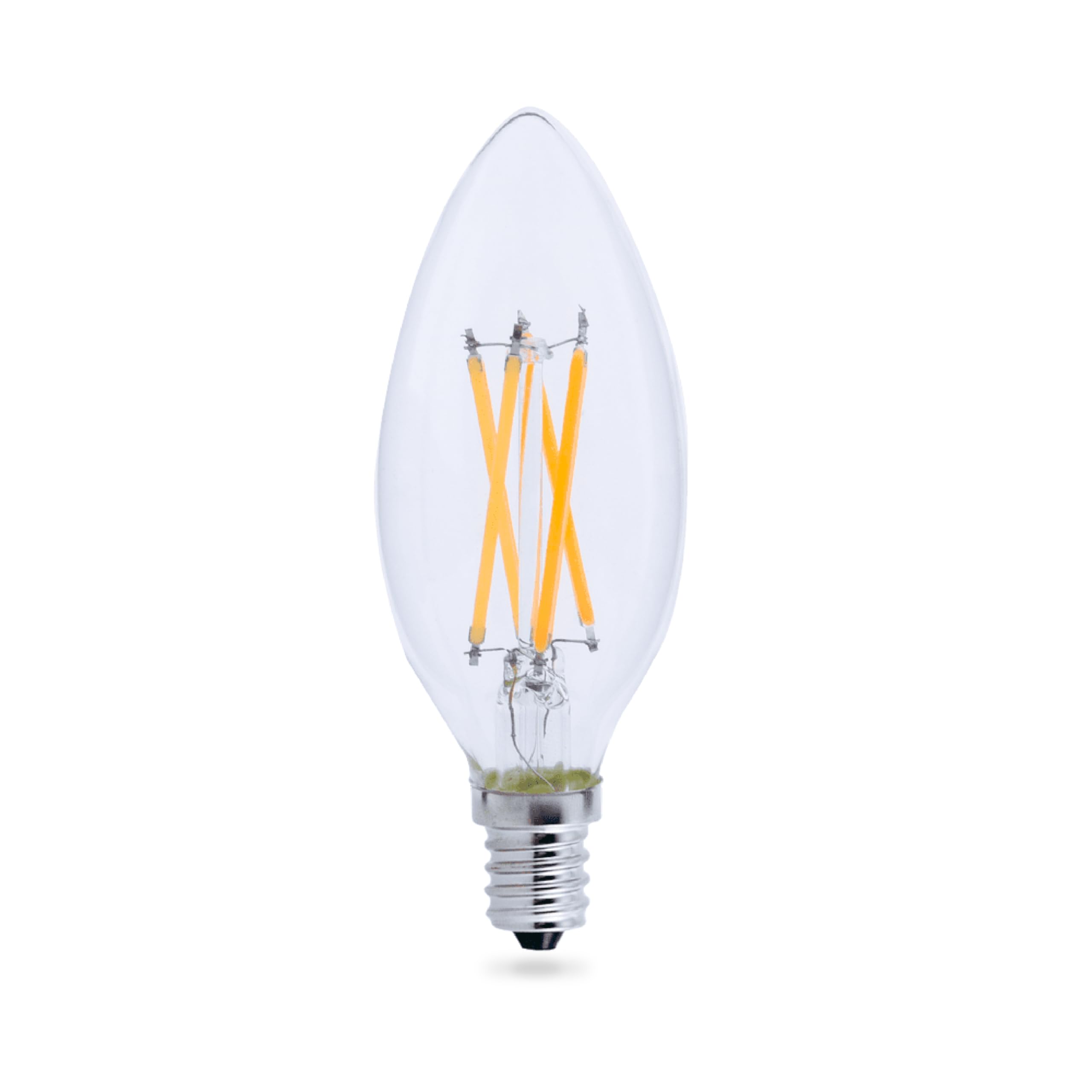 Goodlite C32 LED Chandelier Bulb, Torpedo Tip, 5W (60W Equal), Dimmable, 600 Lumens, Warm White 3000K, 15k Hours, Eco-Friendly, Ideal for Candelabra & Decorative Lighting, E12 Base, 10pk. (G-83510)