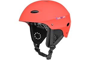 Tontron 2 Water Helmet (Matte Red, Medium)