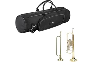 IBLUELOVER Trumpet Carrying Bag Padded Durable Waterproof Trumpet Gig Bag Portable Shoulder Instrument Case