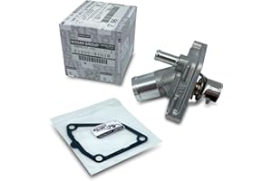 4STEED MOTORS Genuine OEM Thermostat 21200-31U1B + Gasket 13050-31U00 fit for Nissan Frontier Xterra Pathfinder