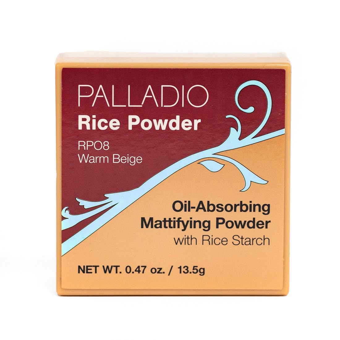 Palladio Rice Powder, Loose Setting Powder, Absorbs Oil, Leaves Face Looking and Feeling Smooth, Helps Makeup Last Longer For a Flawless, Fresh Look, Warm Beige