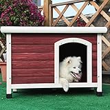 Petsfit 33.7 X 22.6 X 22.9 Inches Dog Houses, Dog House Outdoor