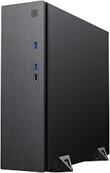 CiT S506 Slim Desktop Case M-ATX Horizontal Vertical USB 3.0 Fan Black view 8