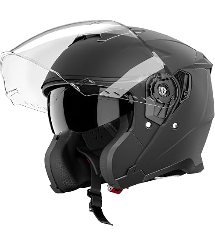 Fulmer 360 Forge Open Face Helmet (Matte Black