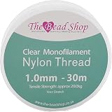 The Bead Shop Clear Nylon Thread 1mm 30m Invisible String 29kg Tensile view 2