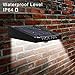 Brightest 30 LED Solar Lights, Mulcolor Waterproof Wireless Solar Powered PIR Motion Sensor Security Wall Light Lamp with Two Intelligent Modes for Garden, Patio and Pathway …