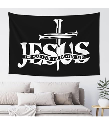 Feelyou Abstract Words Tapestry Wall Hanging - Modern Decor For Kids & Teens Rooms