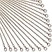 24 Pack Antique Red Copper Cable Chain Necklace Twisted Link Chain for Jewelry Making(24 Inch)