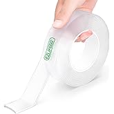 EZlifego Double Sided Tape Heavy Duty(Extra Large 16.5FT), Nano Adhesive Mounting Tape Wall Decor,Sticky Picture Hanging Adhesive Strips Poster Tape