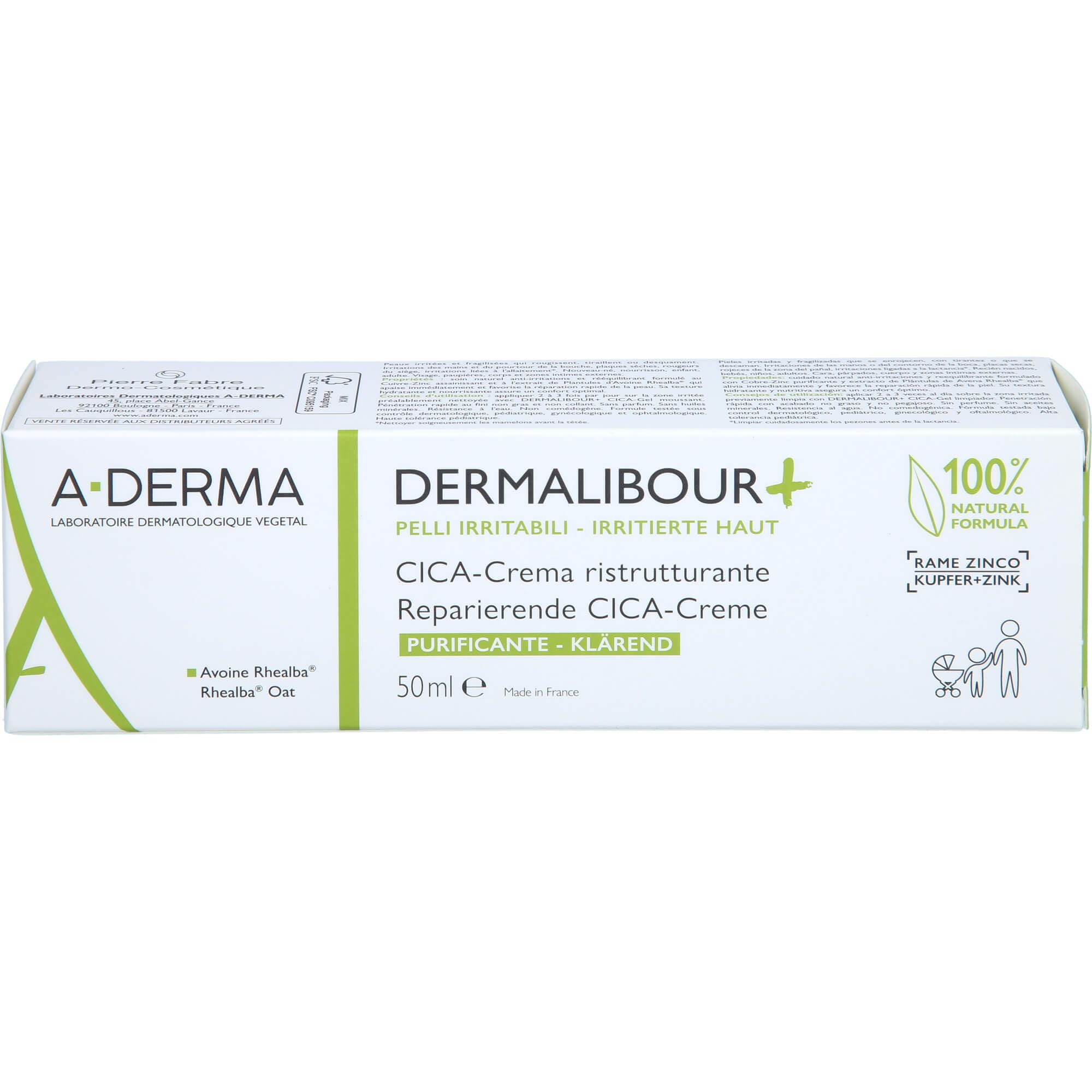 A-Derma Dermalibour+ Cream 50ml