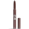 3INA The 24H Eye Stick - Creamy, Waterproof Formula - 2 In 1 Eyeshadow And Eyeliner - Highly Pigmented Shades - 24 Hour Long Lasting Wear - Metallic Finish - 963 Metallic Cold Silver - 0.049 Oz