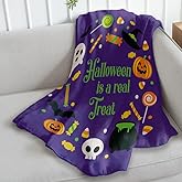 Halloween Super Soft Throw Blanket - 50x60 Throw Blanket for Bedroom, Living Room, Spring Time, Holidays, Kids, Babies, Adults & Decor, Gifts