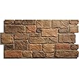 Ekena Millwork PNU24X48HCRR EverStone Cobblestone Stone, 48" W x 23 3/4" H x 1 1/8" D Faux Panels, Rustic Roast