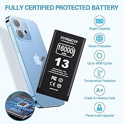 XYIRMCYF 16000mAh Super Capacity Battery Compatible