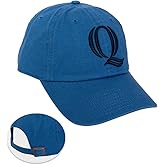 Desert Cactus Quinnipiac University Baseball Hat QU Bobcats Brimmed Embroidered Hats Cap Adjustable Cloth Strap Adult (Style A) Blue