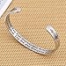 M MOOHAM Granddaughter Gifts Granddaughter Straighten Your Crown Bracelet, Granddaughter Bracelet from Grandmother Granddaughter Gifts (Granddaughter Crown Bracelet)