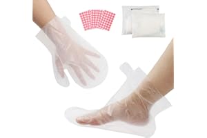 Segbeauty Paraffin Wax Liners, 200pcs Larger and Thicker Plastic Hand and Foot Bags, Plastic Paraffin Bath Mitt Glove and Sock Liners Paraffin Wax Mitts for Wax Treat-Ment Paraffin Machine
