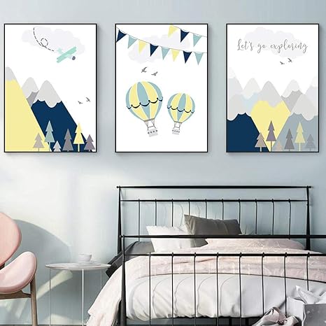 mountain nursery wall art