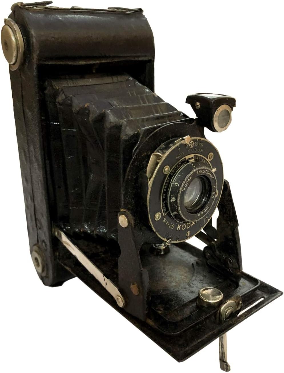 Antiques World Vintage Made In Great Britain By Kodak Ltd London Old & Antique Six-20 Kodak Junior Camera Anastigmatic 1:6,3 f=100mm Lens AWUSAAC 015