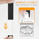 Ainiv 32-Pairs 64 Strips Adhesive Picture Hanging Strips Medium 69x19mm view 4