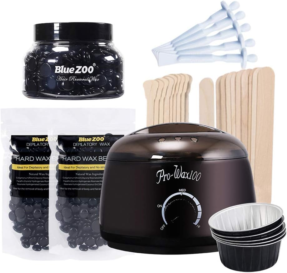 LOHONER 7 in 1 Hair Removal Warmer kit Professional Electric Hair Removal Hard Wax Bean Heater Melting Paraffin Machine