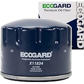 ECOGARD X11834 Premium Spin-On Engine Oil Filter for Synthetic Oil Fits Jeep Renegade 1.3L 2019-2021 | Fiat 500X 1.3L 2019-2020
