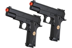 GOLDENBALL Lightweight Delta Force Tactical 1911 Hi-Capa Spring Loaded Full Size Airsoft Spring Pistol