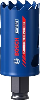 Bosch EXPERT Tough Material Hole Saw 38 x 60 mm carbide for wood metal brick