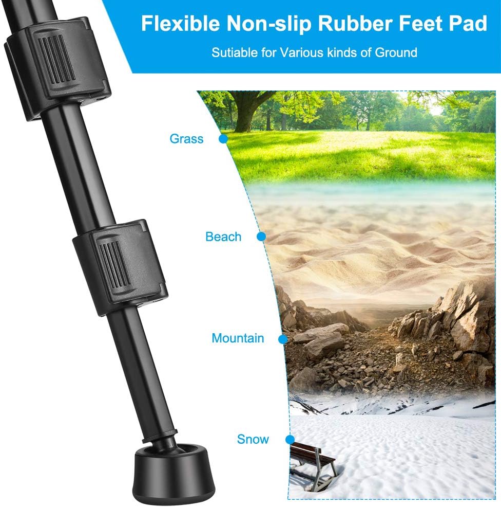 VICTIV 72 inch Aluminum Camera Tripod Loads Up to 11.6lbs, Lightweight Travel Tripod for DSLR with Extra Quick Release Plate and Pan Head Plus Phone Holder Compatible with iPhone/Android (T70) : Camera & Photo