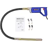 Seeutek Concrete Vibrating Tool, 1500W 6.6FT Handheld Cement Vibrator | Portable Electric Concrete Vibration Tool 13000 VPM Pencil Concrete Vibrator for Removing Air Bubbles and Compacting Concrete