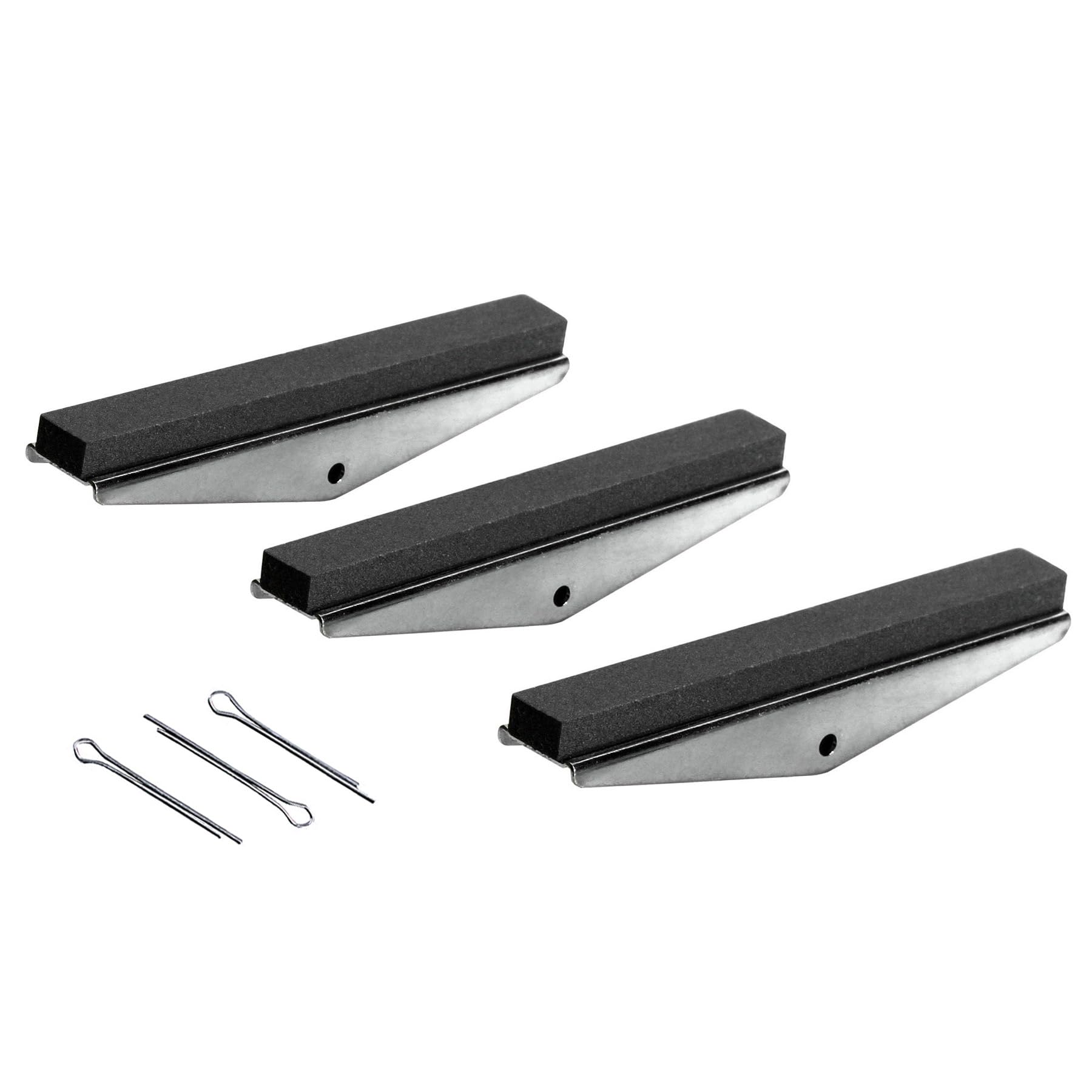 Powerbuilt Alltrade 647361 3 Piece 4" Cylinder Hose Stone (Medium Grit #220), Gray