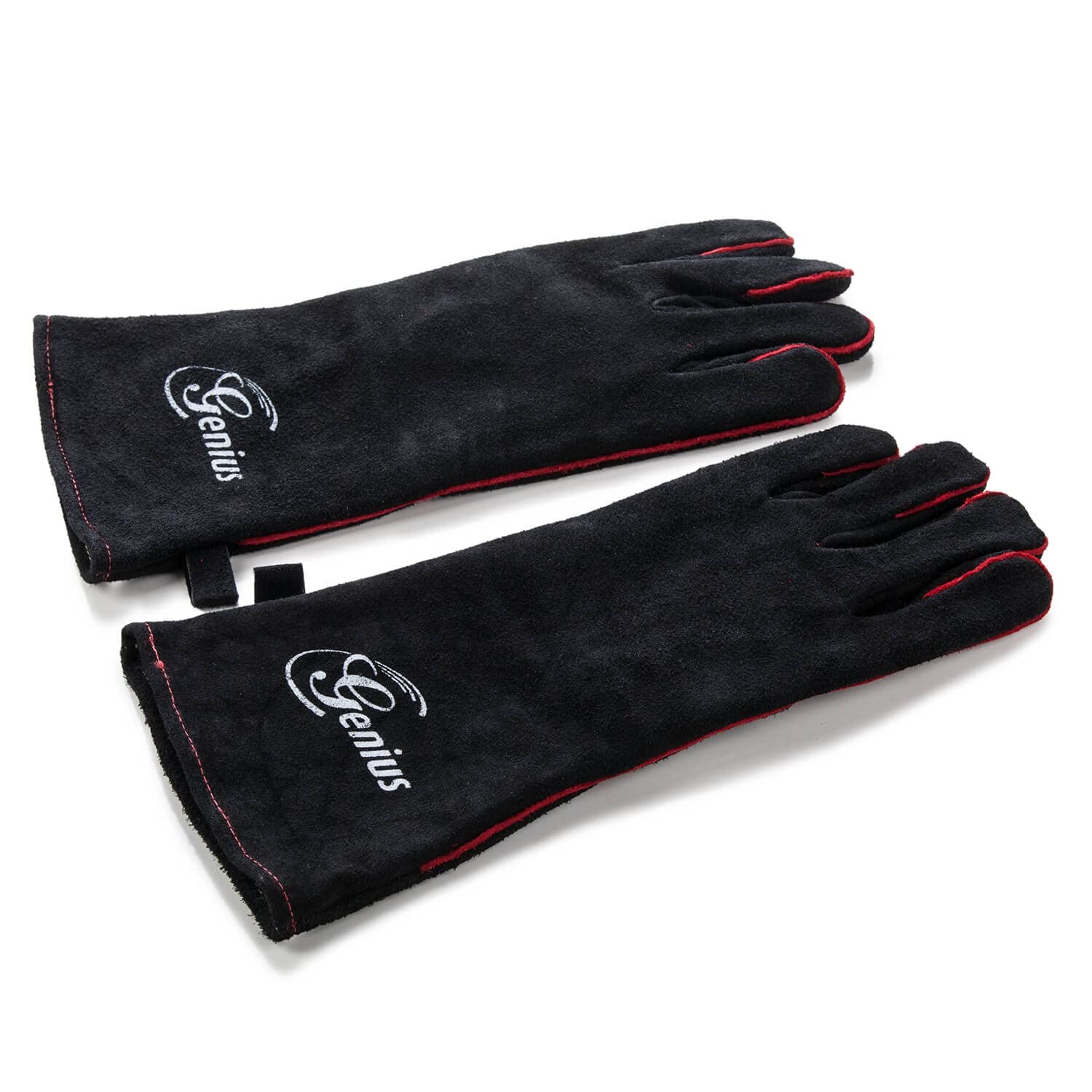 Genius BBQ Grill Gloves Leather Black