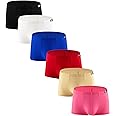 Gudan Mens Silky Underwear Short Leg Boxer Briefs Pack Health to Wear