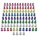 Netany 100-Pack Strong Magnetic Push Pins - 7 Assorted Color Office Magnets - Perfect Magnets for Whiteboard, Refrigerator, Map and Calendar