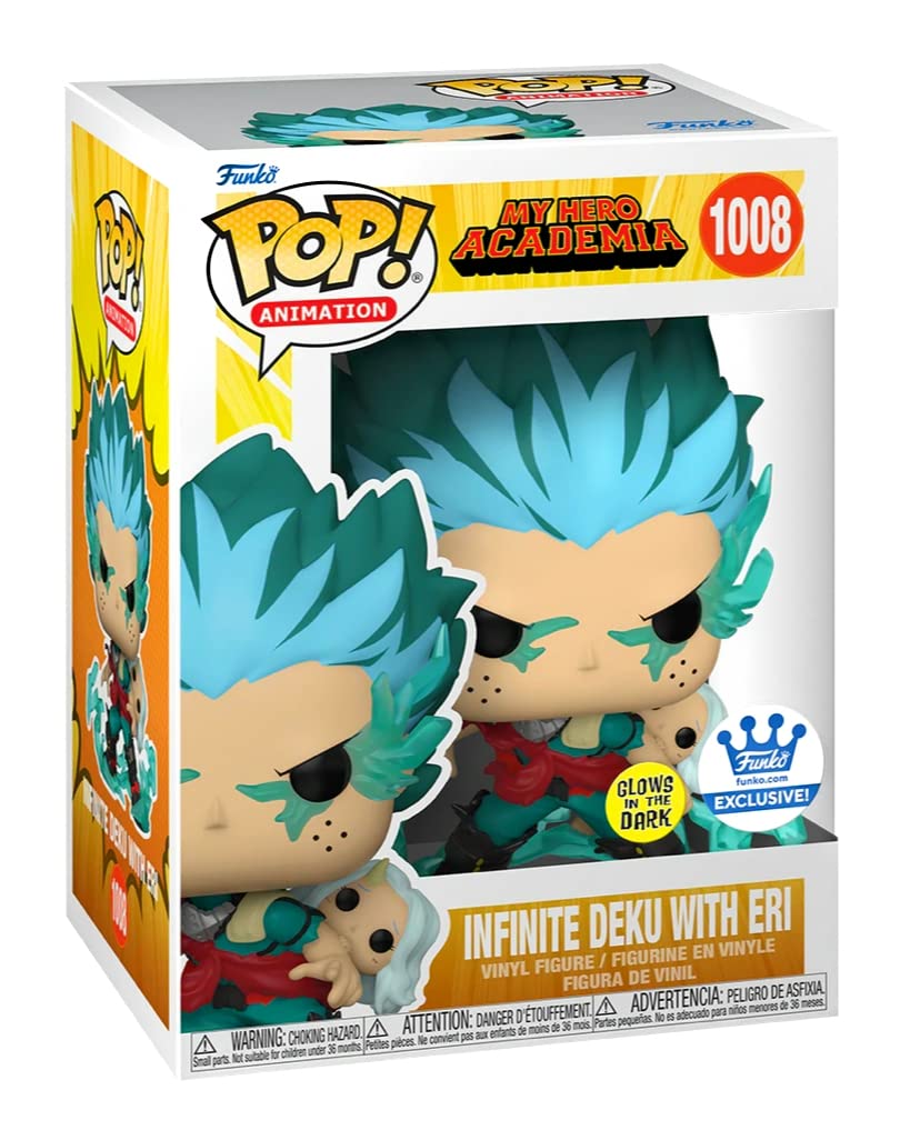 Funko 52248 Pop! Animation: My Hero Academia - Infinite Deku with Eri (Glow in the Dark Funko Exclusive) #1008