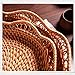 Handmade Wicker Woven Bread Storage Basket Restaurant Fruit Vegetables Food Serving Display Basket