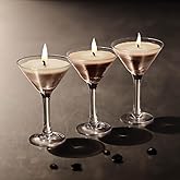 KOIMYSA Mini Espresso Martini Candle Gift Set for Women Men, Decorative Coffee Scented Soy Wax Aromatherapy Candles in Glass for Coffee Bar Party Birthday Bridal Shower, Home Decor, Pack of 3